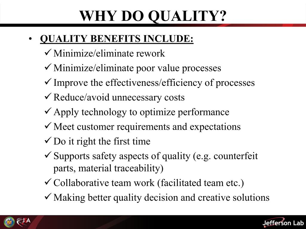 PPT ESH&Q DIVISION Quality Assurance and Continuous Improvement Bruce