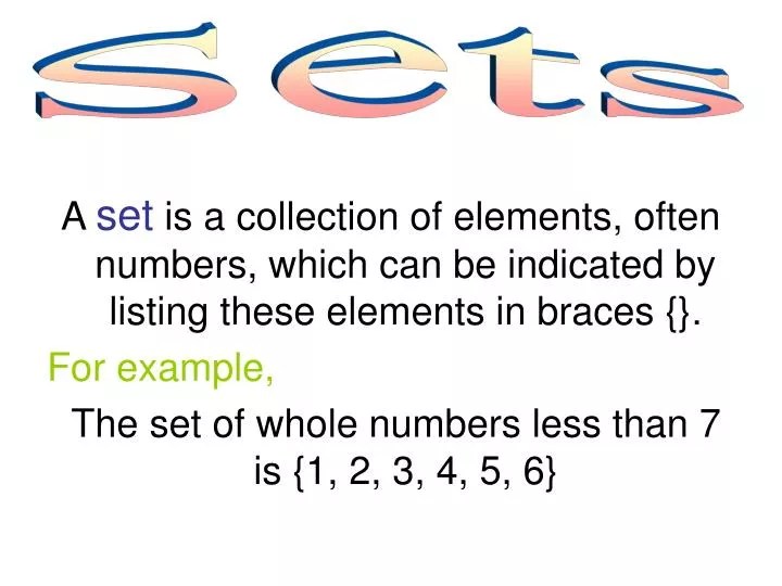 PPT Sets PowerPoint Presentation, free download ID6459065