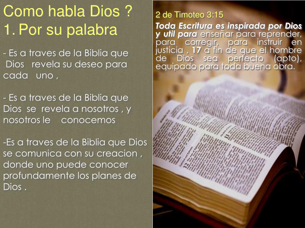 PPT Dios esta Hablando PowerPoint Presentation, free download ID6462770