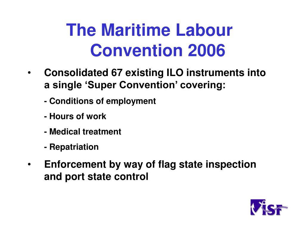 PPT The Maritime Labour Convention 2006 Shipowners perspective