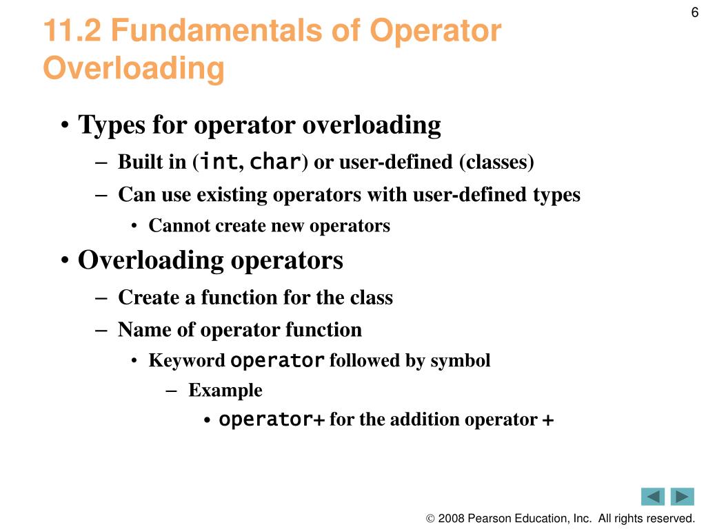PPT Operator Overloading; String and Array Objects PowerPoint