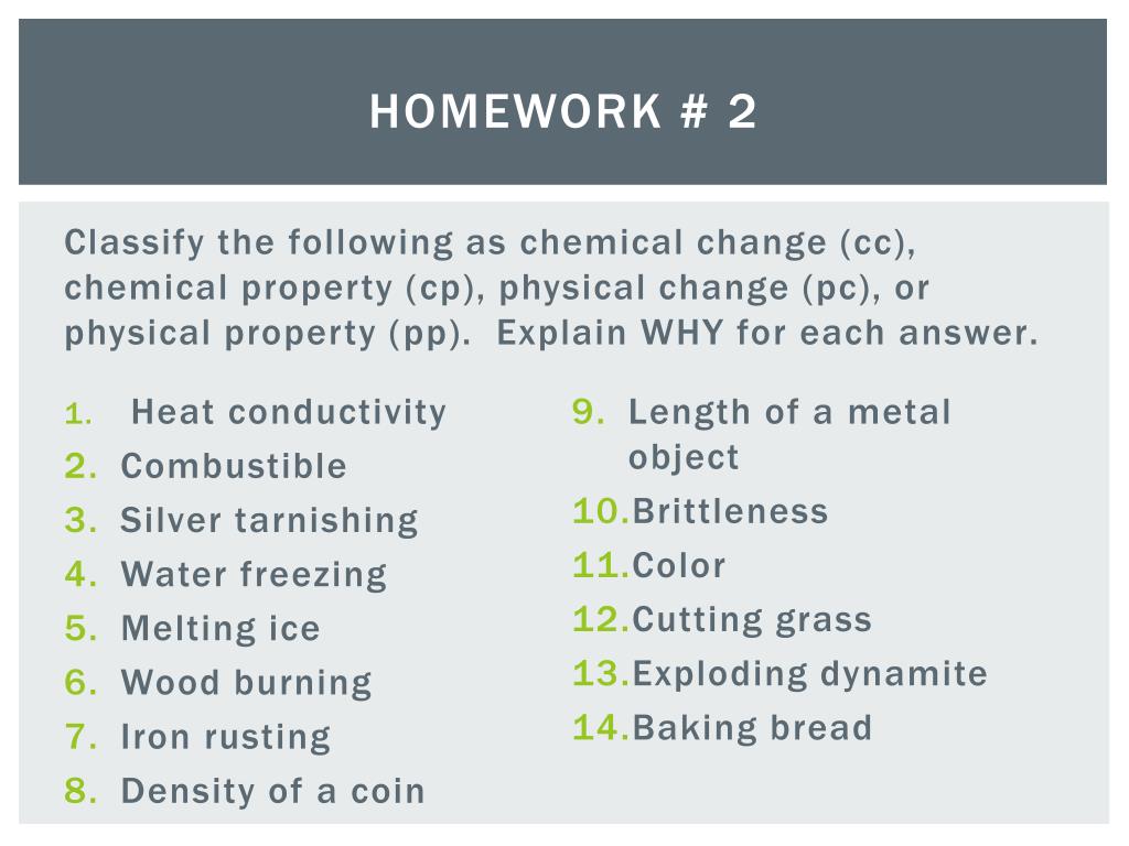 PPT Physical and Chemical Properties and Changes PowerPoint