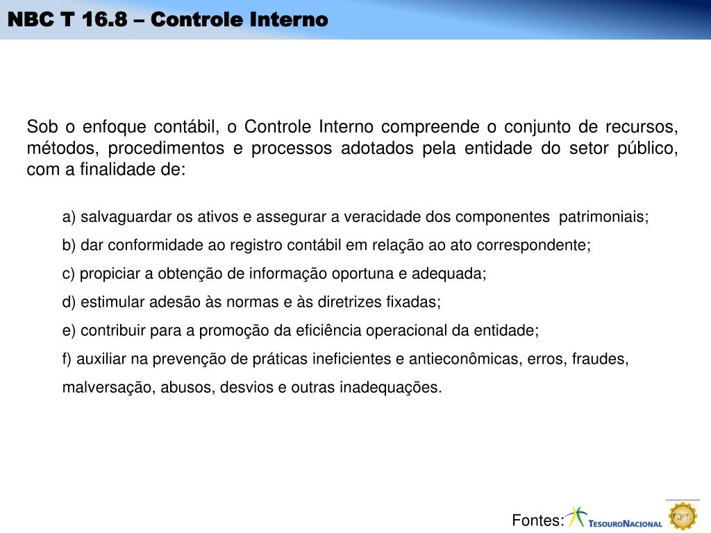 PPT Normas Brasileiras de Contabilidade Aplicadas ao Setor Público