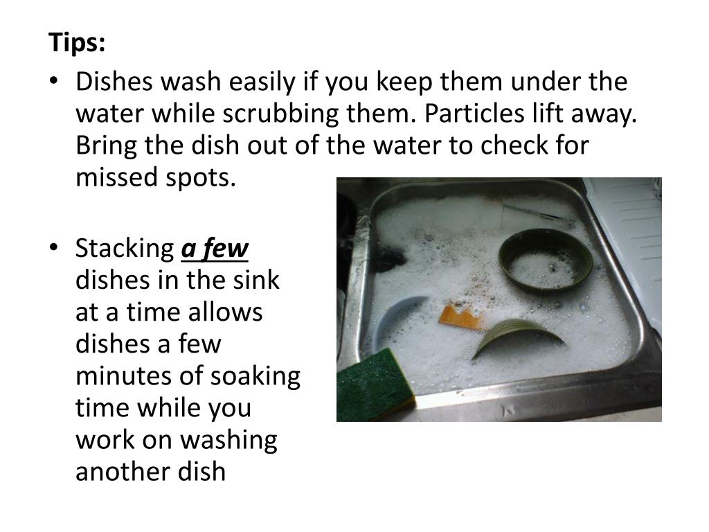 PPT How to Wash Dishes PowerPoint Presentation, free download ID