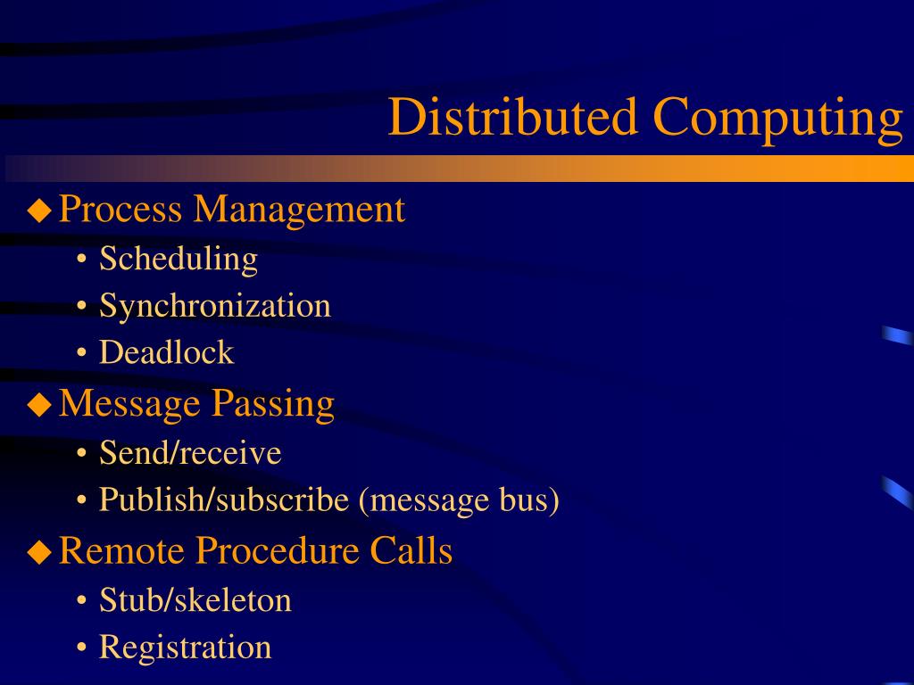 PPT Distributed Computing PowerPoint Presentation, free download ID6498887