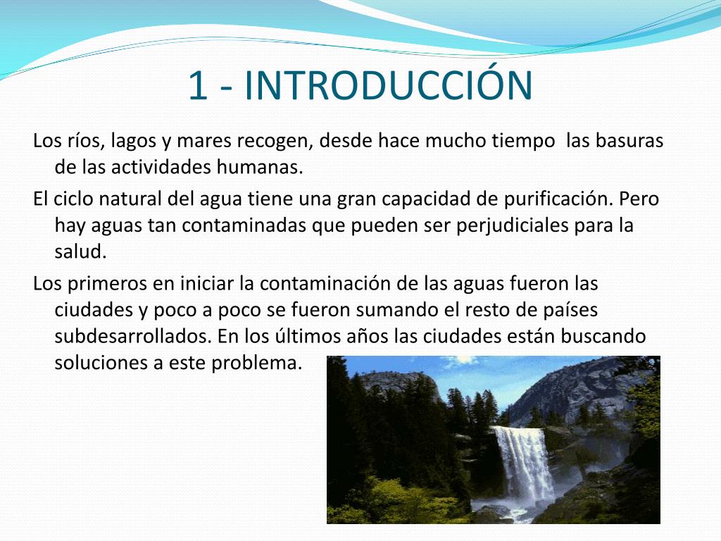 PPT LA CONTAMINACIÓN DE LAS AGUAS PowerPoint Presentation, free