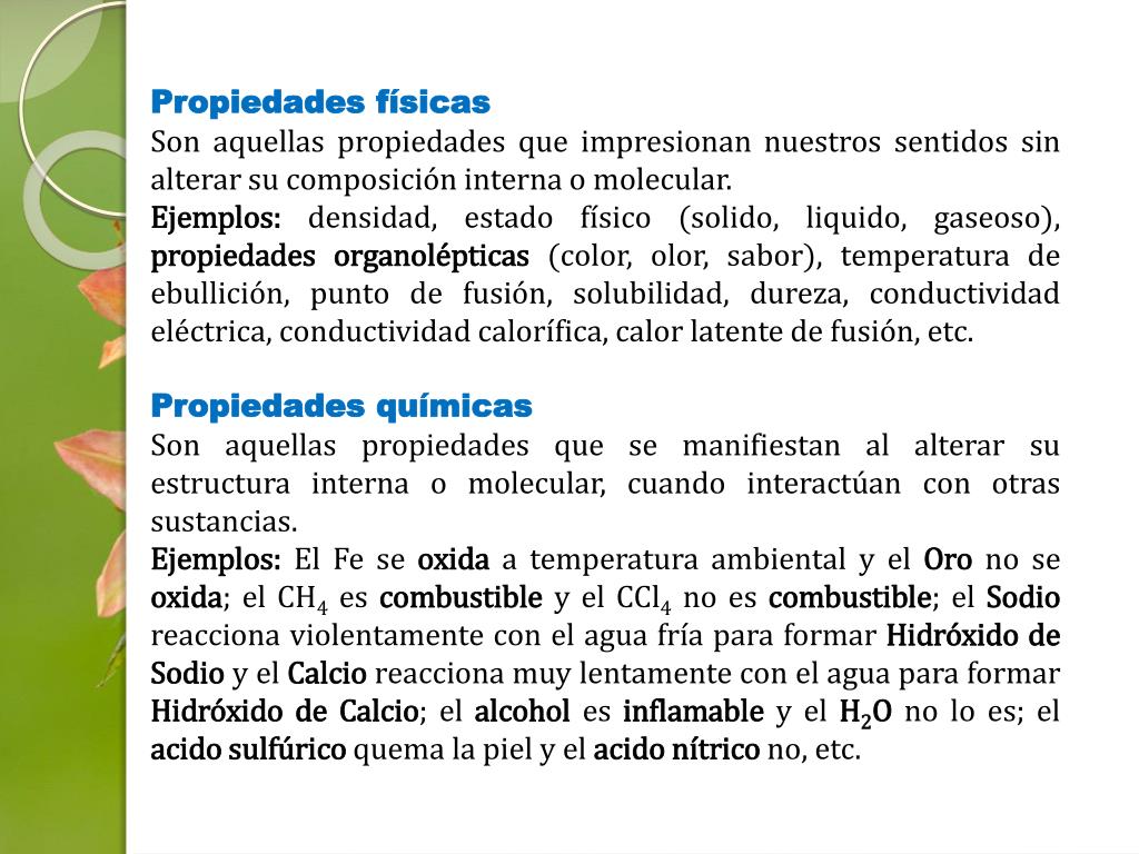 PPT La Materia y sus Propiedades PowerPoint Presentation