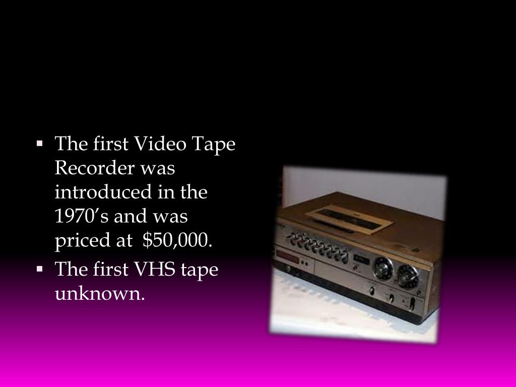 PPT History of video PowerPoint Presentation, free download ID6504350