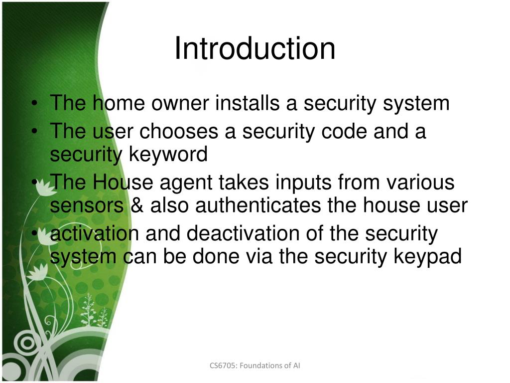 PPT Intelligent Thief & Home Security System Brahms Perspective PowerPoint Presentation ID