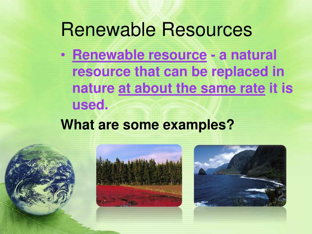 PPT Natural Resources & Energy Conservation PowerPoint Presentation