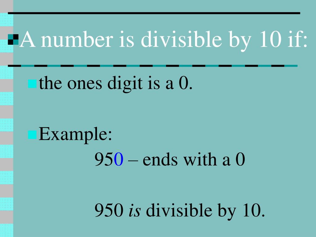 PPT DIVISIBILITY RULES PowerPoint Presentation, free download ID