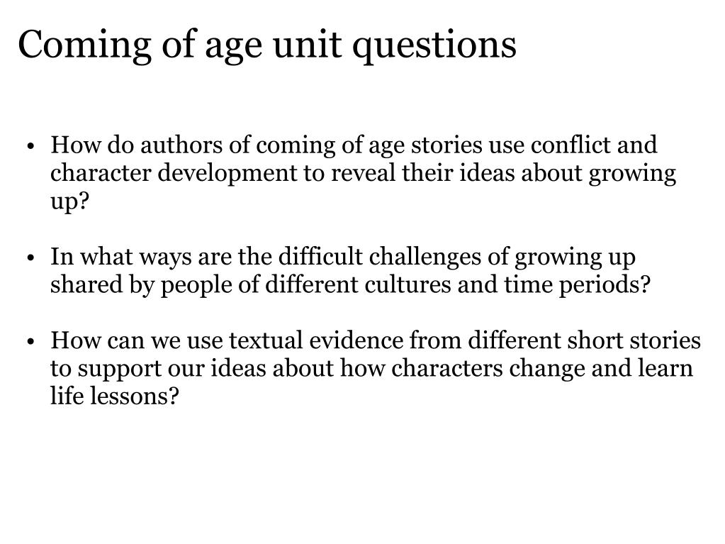Coming Of Age Meaning Coming of Age YouTube Thesaurus, medical