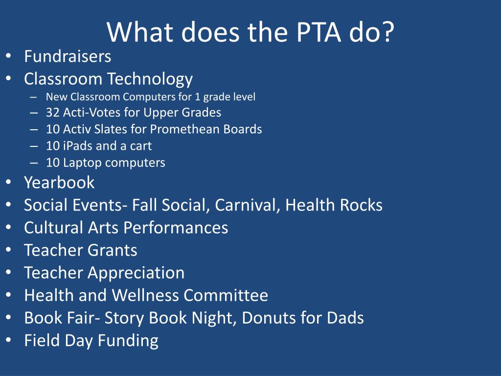 PPT PTA General Membership Meeting February 25 11451230 PowerPoint