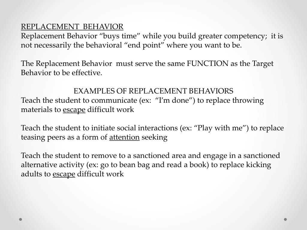 PPT Target Behavior PowerPoint Presentation ID6516609