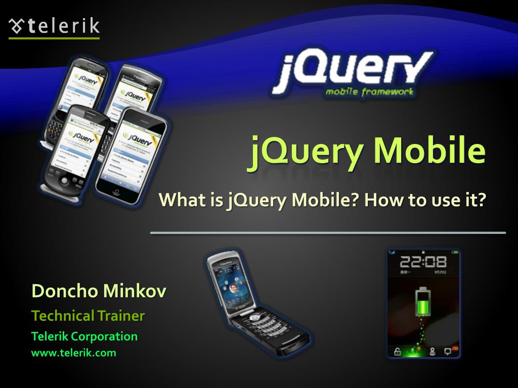 PPT jQuery Mobile PowerPoint Presentation, free download ID6517365