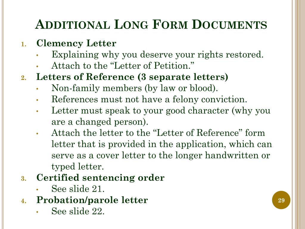 PPT VIRGINIA CIVIL RIGHTS RESTORATION PROCESS NUTS & BOLTS PowerPoint