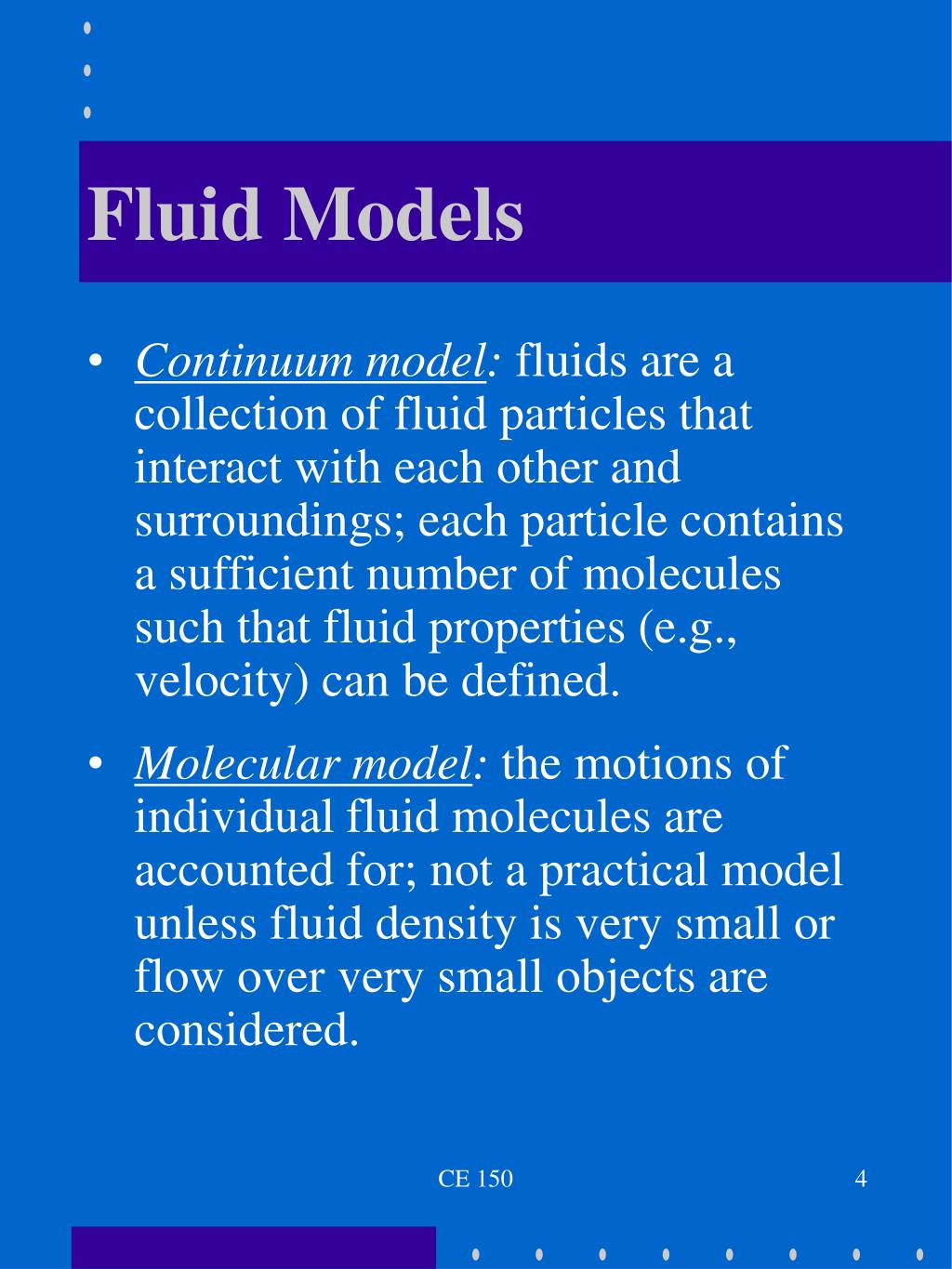 PPT CE 150 Fluid Mechanics PowerPoint Presentation, free download