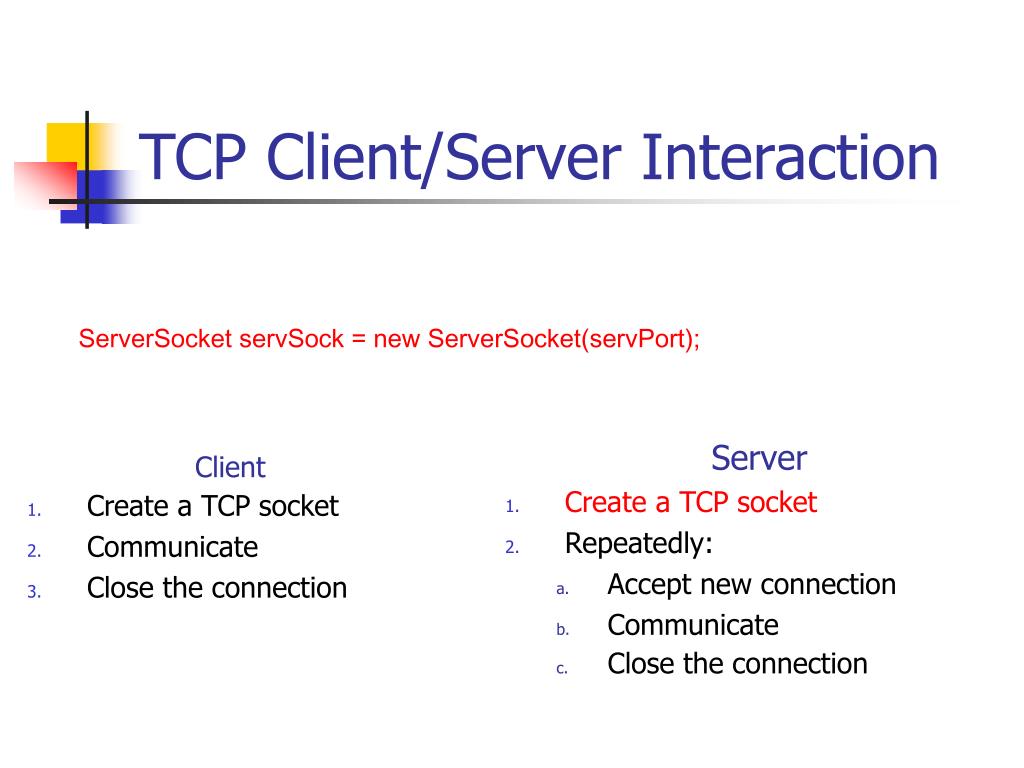 PPT TCP/IP Sockets in Java Practical Guide for Programmers