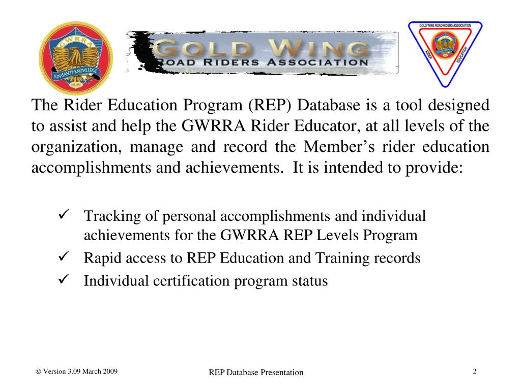 PPT Rider Education Program PowerPoint Presentation, free download