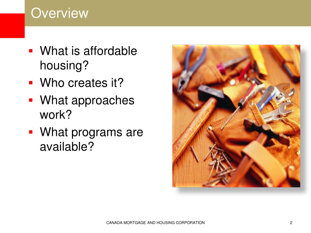 PPT Creating Affordable Housing SEED Funding / PDF Funding
