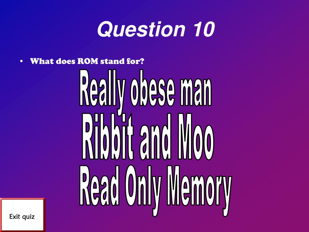 PPT P.C Quiz PowerPoint Presentation, free download ID6523136