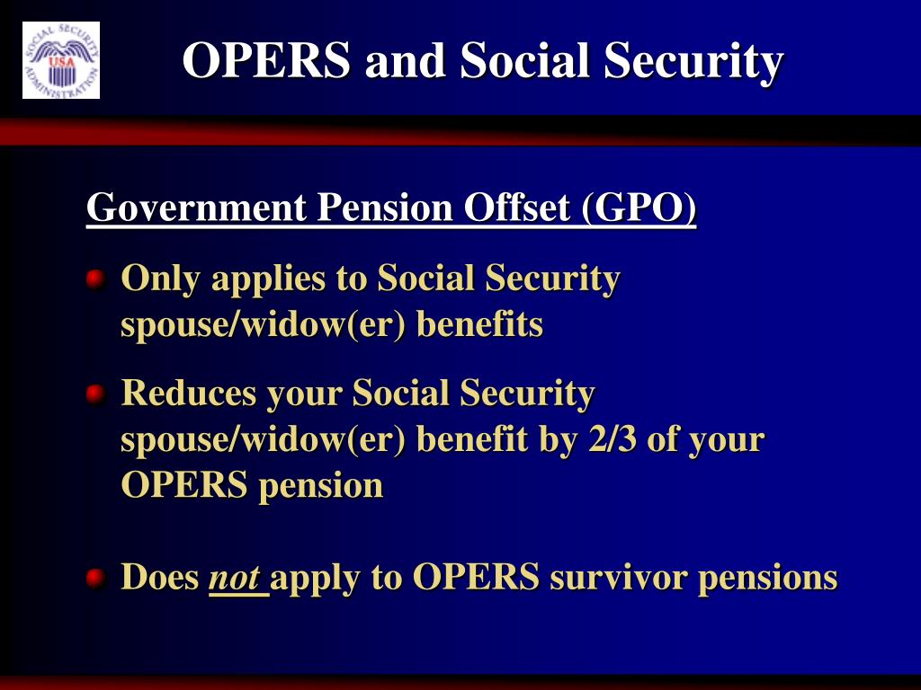 PPT Social Security Essentials for Ohio Public Employees PowerPoint