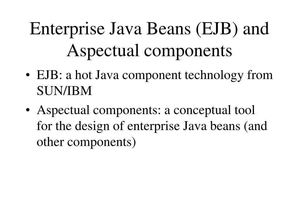 PPT EJB PowerPoint Presentation, free download ID6525138