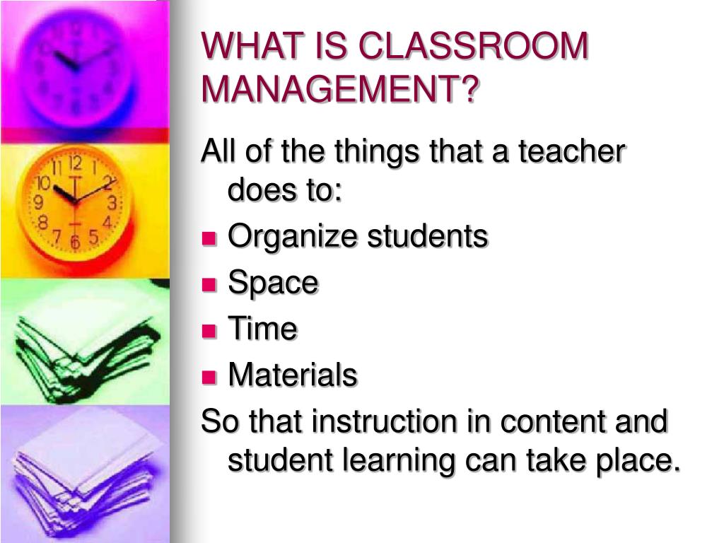 PPT CLASSROOM MANAGEMENT PowerPoint Presentation, free download ID