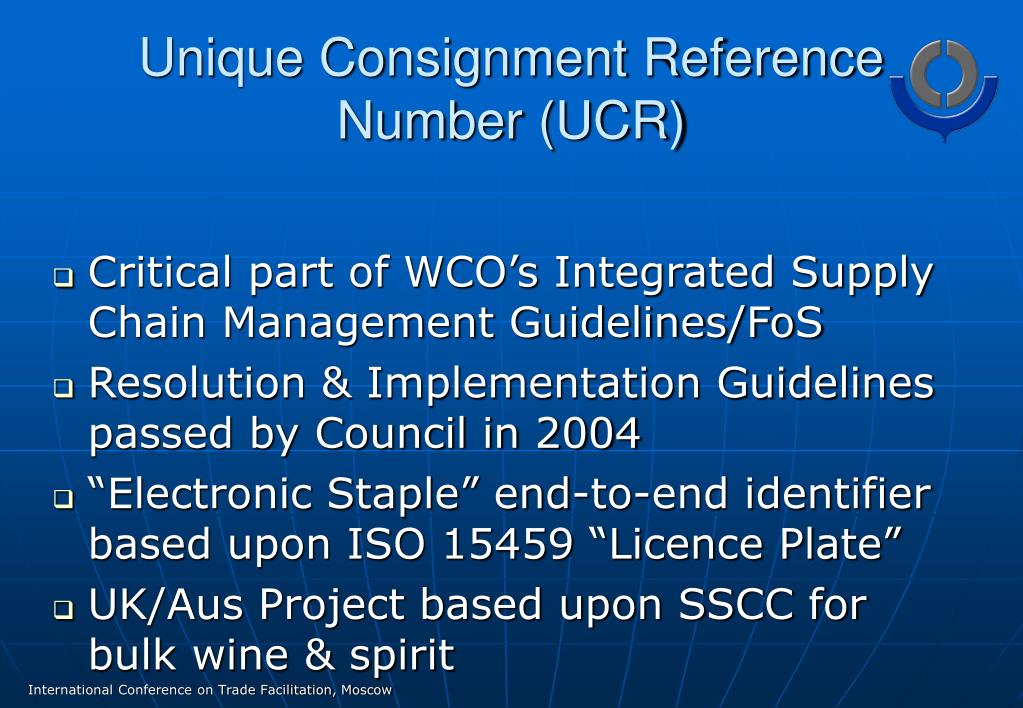 What Is A Unique Consignment Reference Number at Amparo Kyser blog