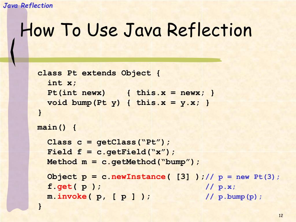 PPT Typesafe Implementation of Java ™ Reflection PowerPoint