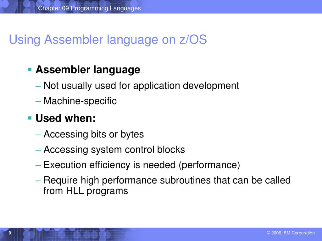 PPT Chapter 9 Using programming languages on z/OS PowerPoint