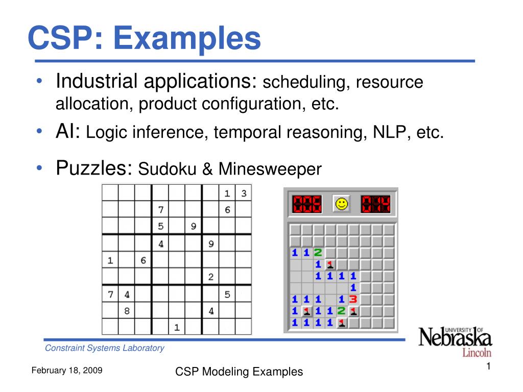 PPT CSP Examples PowerPoint Presentation, free download ID6529800