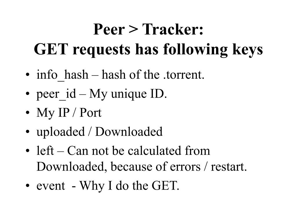 PPT The BitTorrent Protocol PowerPoint Presentation, free download