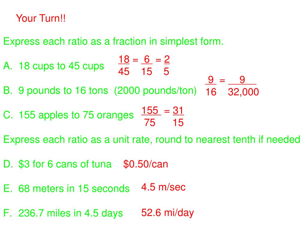 PPT Chapter 6 Ratio, Proportion and Percent PowerPoint Presentation