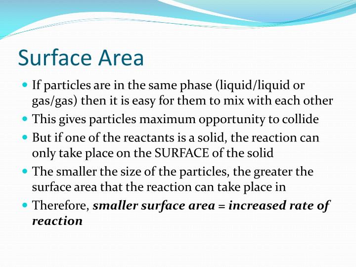PPT Factors that Affect Rate of Reaction PowerPoint Presentation ID