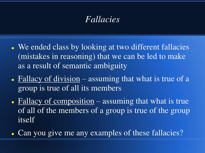 PPT Ambiguity, Generality, and Definitions PowerPoint Presentation