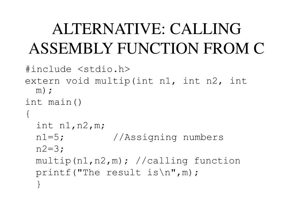 PPT OPTIMIZING C CODE FOR THE ARM PROCESSOR PowerPoint Presentation