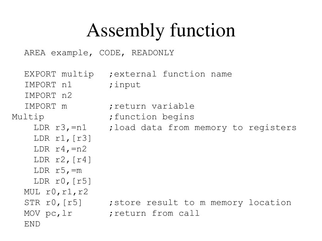 PPT OPTIMIZING C CODE FOR THE ARM PROCESSOR PowerPoint Presentation