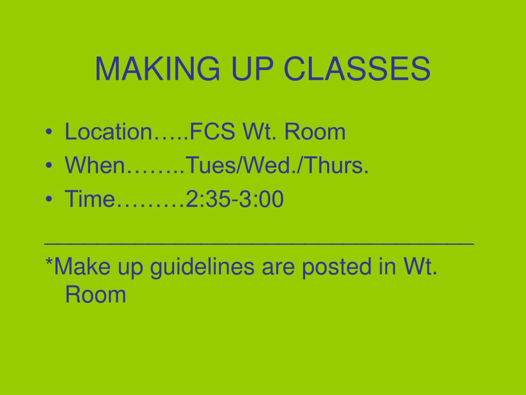 PPT FALCONER HS PHYSICAL EDUCATION OUTLINE PowerPoint Presentation