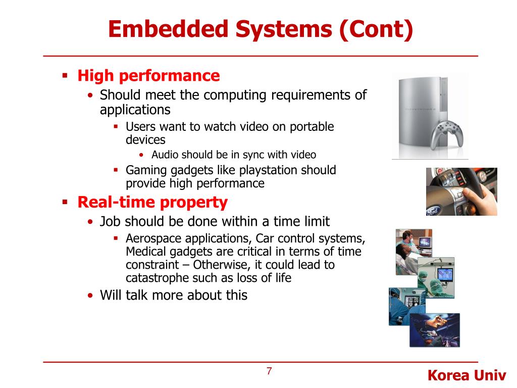 PPT Lecture 1. Embedded Systems vs GeneralPurpose Systems PowerPoint