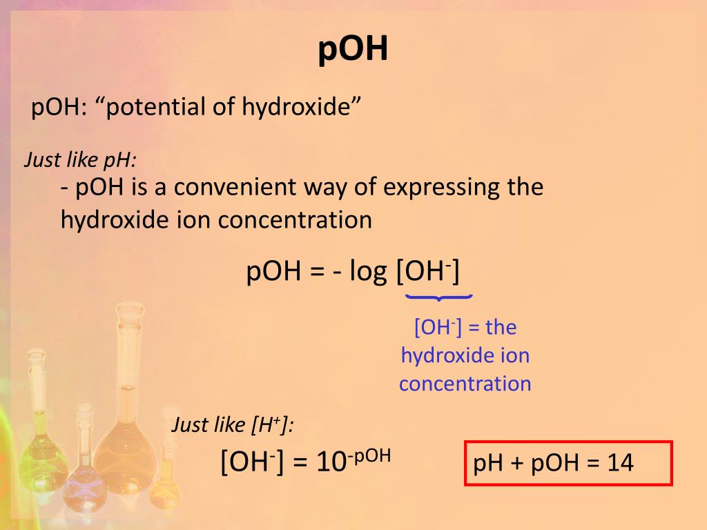 PPT Calculating pH and pOH PowerPoint Presentation, free download
