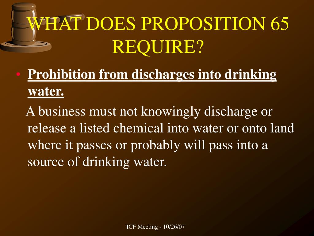 PPT California Proposition 65 PowerPoint Presentation, free download