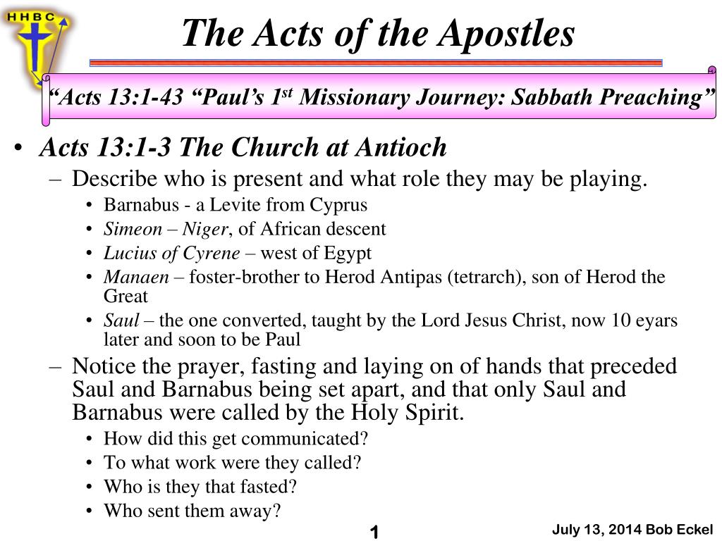 PPT The Acts of the Apostles PowerPoint Presentation, free download