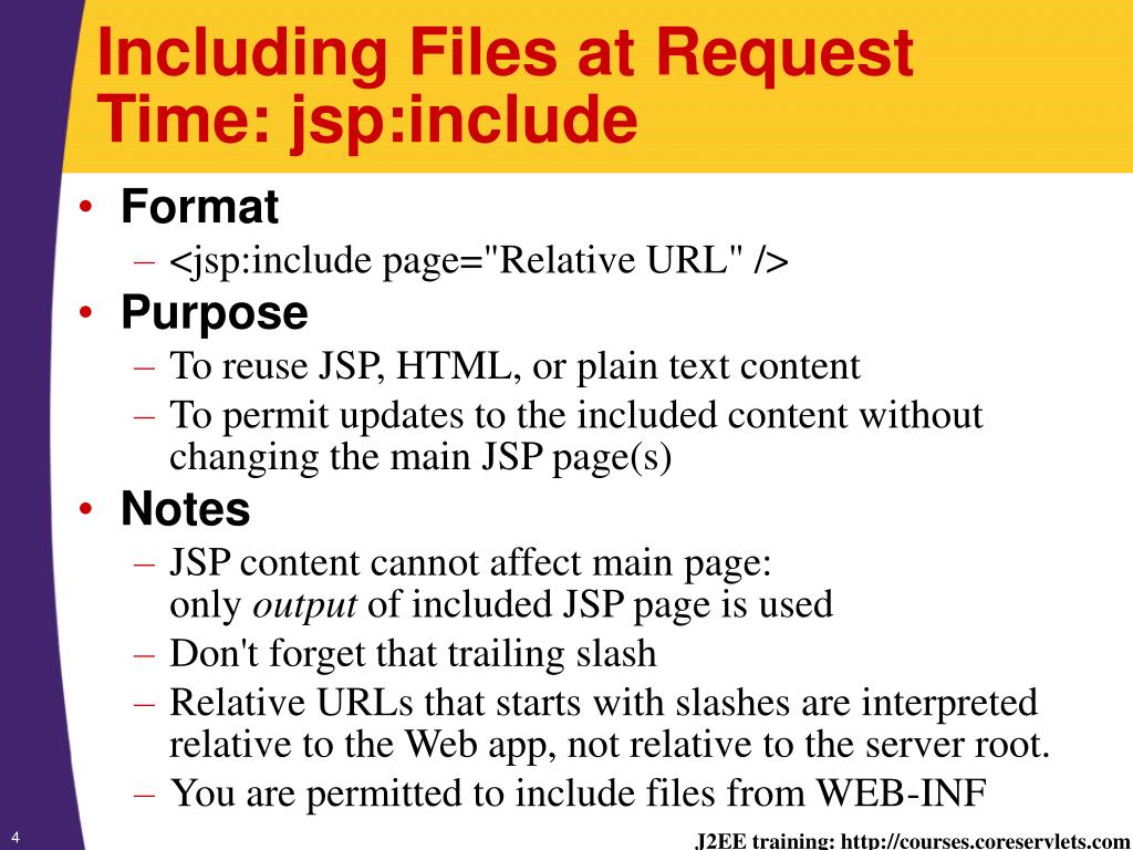 PPT Including Files and Applets in JSP Pages PowerPoint Presentation ID6547854