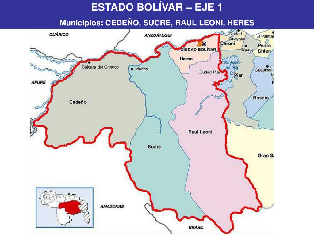PPT ESTADO BOLÍVAR DIVISIÓN POLÍTICA PowerPoint Presentation, free download ID6555681