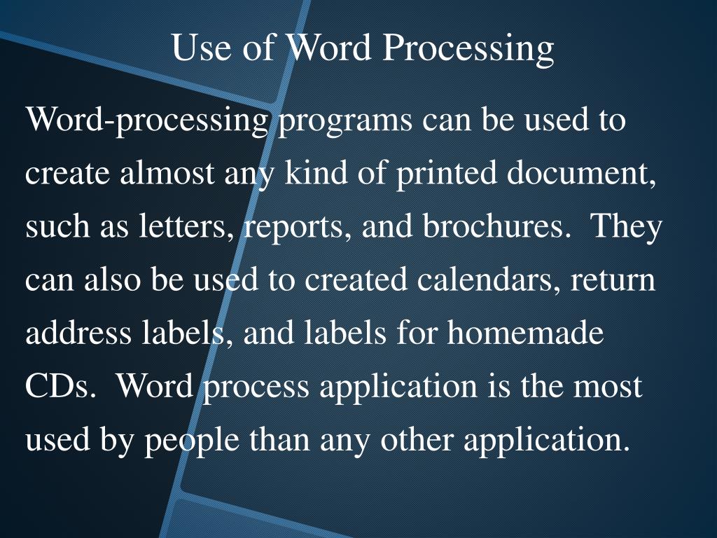 PPT WordProcessing Basics PowerPoint Presentation, free download