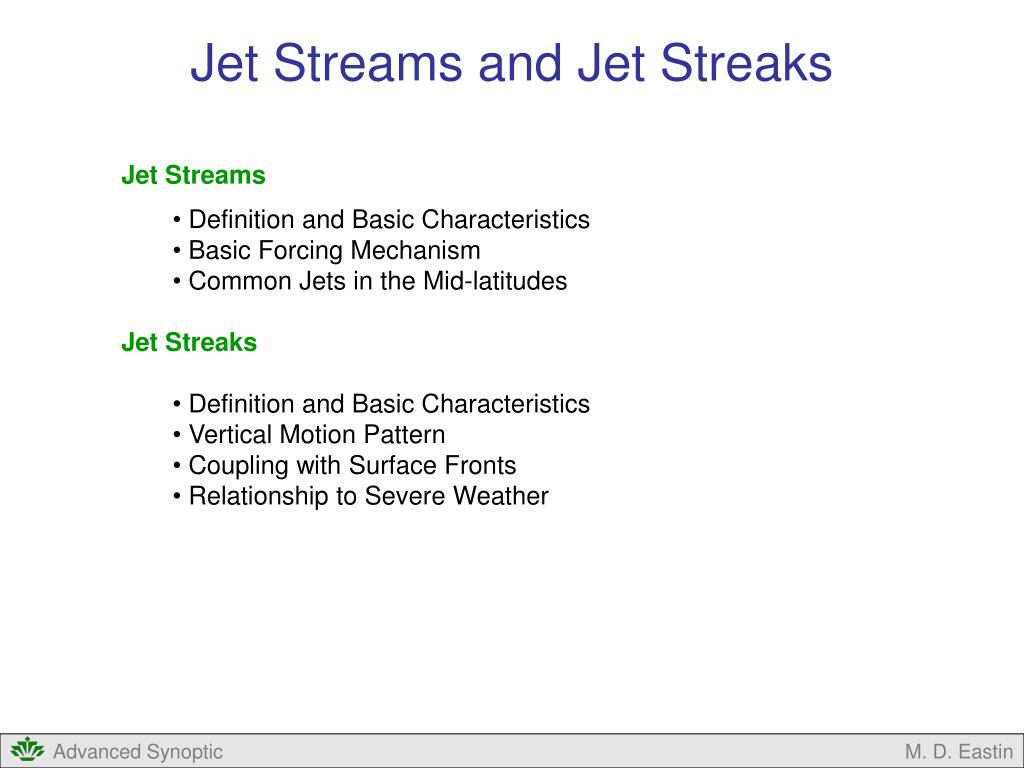PPT Jet Streams and Jet Streaks PowerPoint Presentation, free