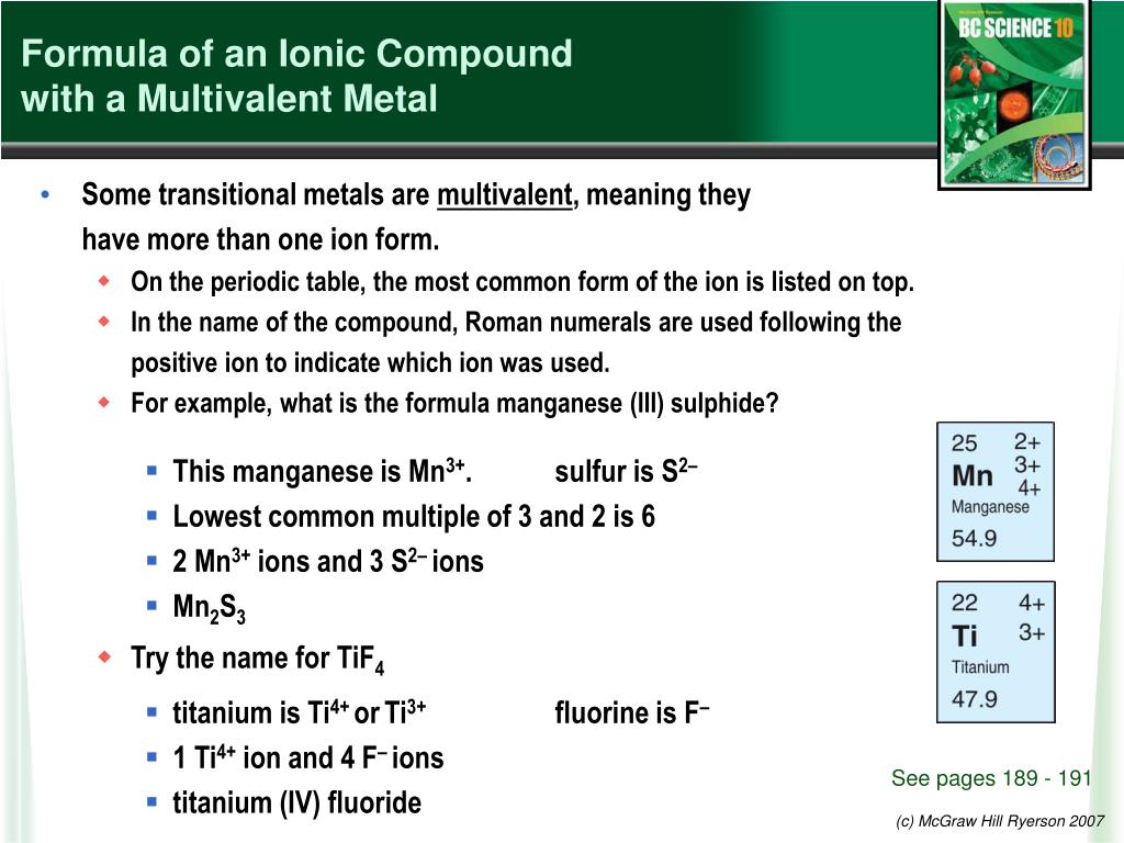 PPT 4.2 Names and Formulas of Compounds PowerPoint Presentation, free