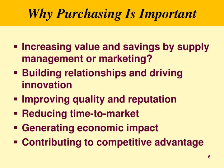 😍 Importance of purchasing and supply management. Importance of Purchasing & Supply Management
