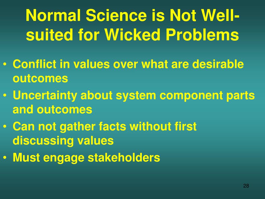 PPT Societal Concerns as Wicked Problems PowerPoint Presentation